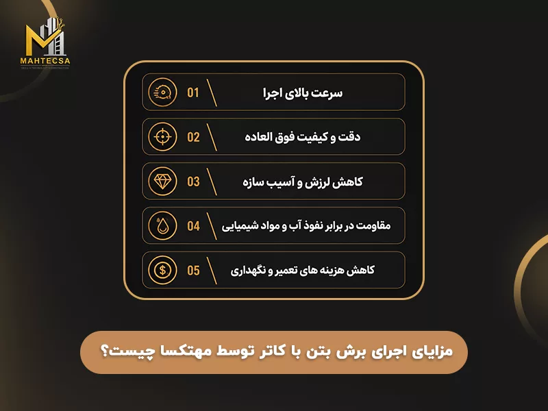 مزایای اجرای برش بتن با کاتر توسط مهتکسا چیست؟